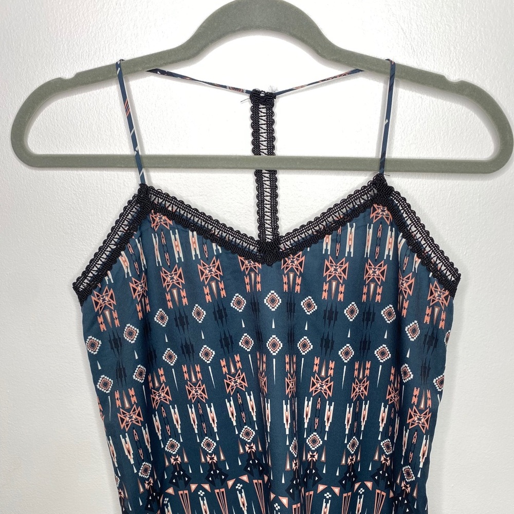 Jessica Simpson dark blue spaghetti strap shirt
